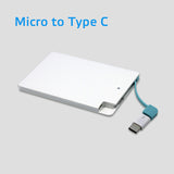 Credit Card Powerbank 2500mAh