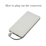10000mah Lether Powerbank