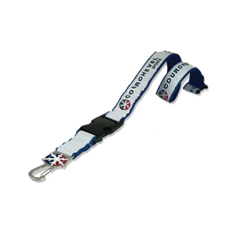 15mm Lanyard with Safety Clip & Metal Hook