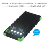 16000mah Waterproof Shockproof Dustproof Solar Powerbank