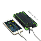 16000mah Waterproof Shockproof Dustproof Solar Powerbank