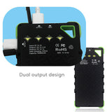 16000mah Waterproof Shockproof Dustproof Solar Powerbank