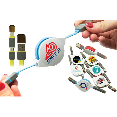 2 in 1 Retractable Cable