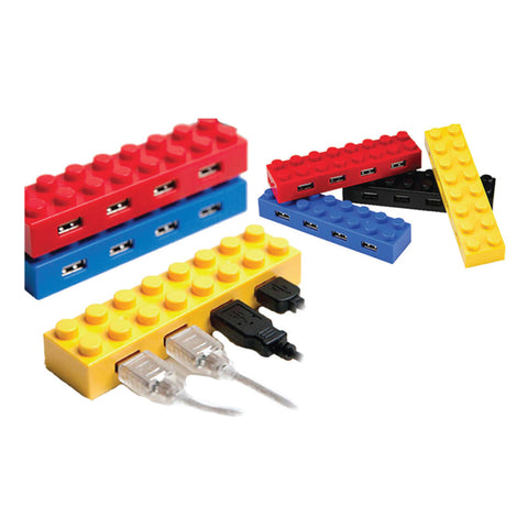 4 Port Brick USB Hub