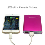 8000mAh Powerbank with Dual Output