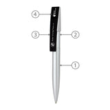 BND38 SHELL 2IN1 METAL USB MEMORY & BALLPEN