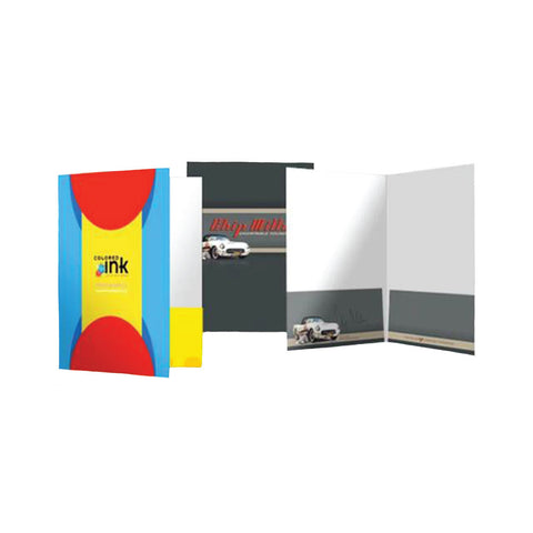Customised Paper Folder with Pocket
