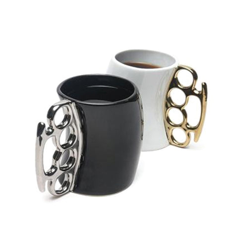 Knuckle Handle Ceramic Mug