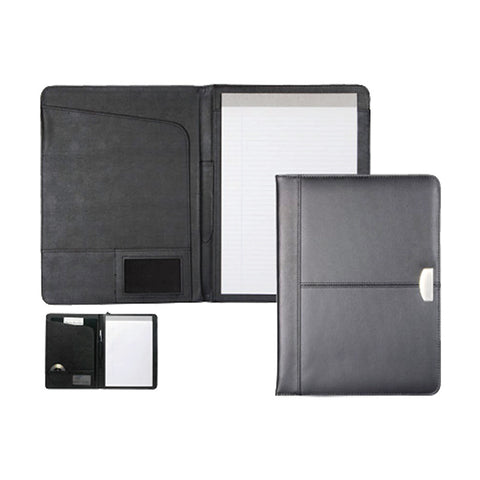 Leather Zip-up Folder with Memopad
