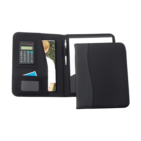 Leather / Microfiber Folder with Calculator & Pen