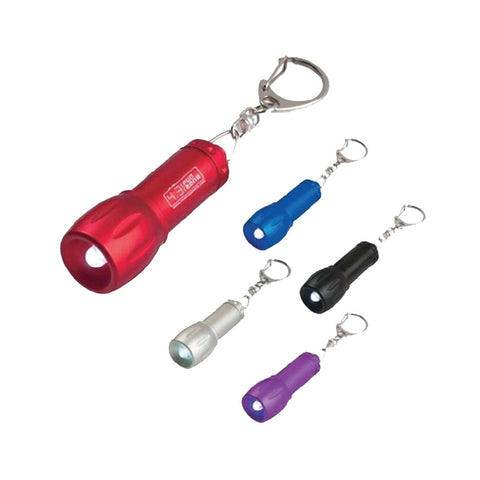 Mini Aluminum LED Light with Key Chain