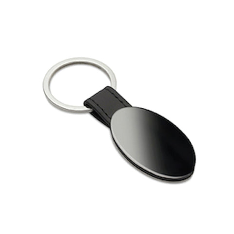 Round Shape Leather Key Ring