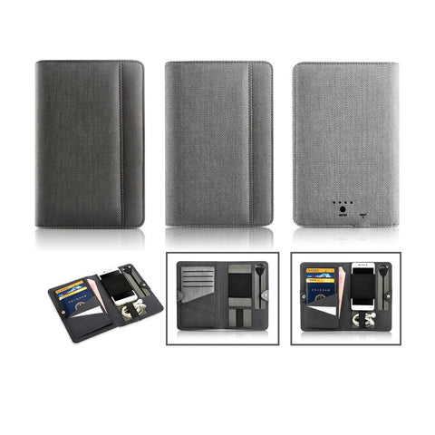 Travel wallet with power bank