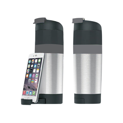 Tumbler with Smartphone Holder