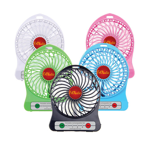USB Portable Fan with rechargeable Battery