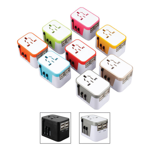 USB Travel Adaptor with 4 Hub