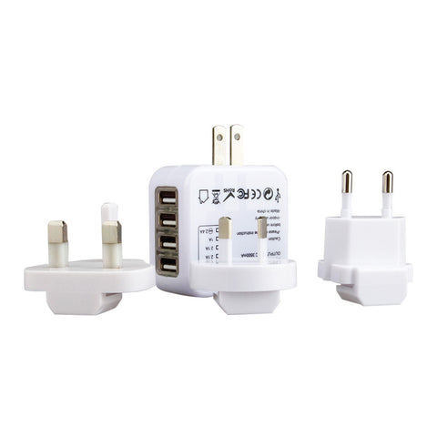 USB Travel Adaptor with 4 Hub