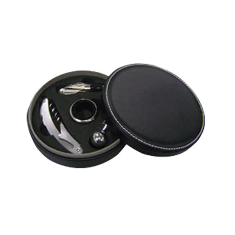 Wine Opener Set in Leather Box