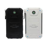 Waterproof Solar Powerbank with double LED torches and compass